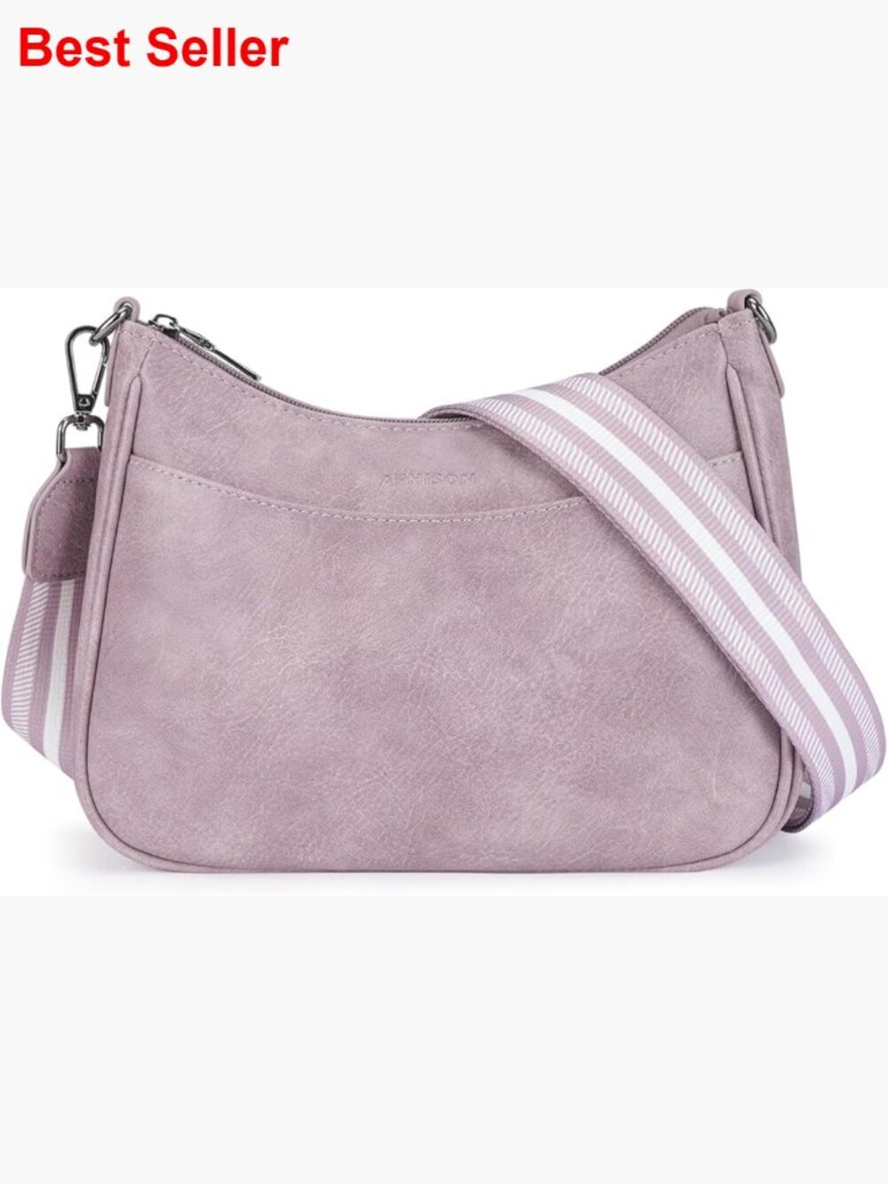 Trendy Vegan Leather Crossbody Purse with Adjustable Strap